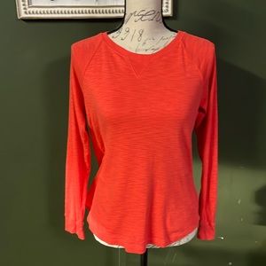 Liz Claiborne Long sleeve orange top
